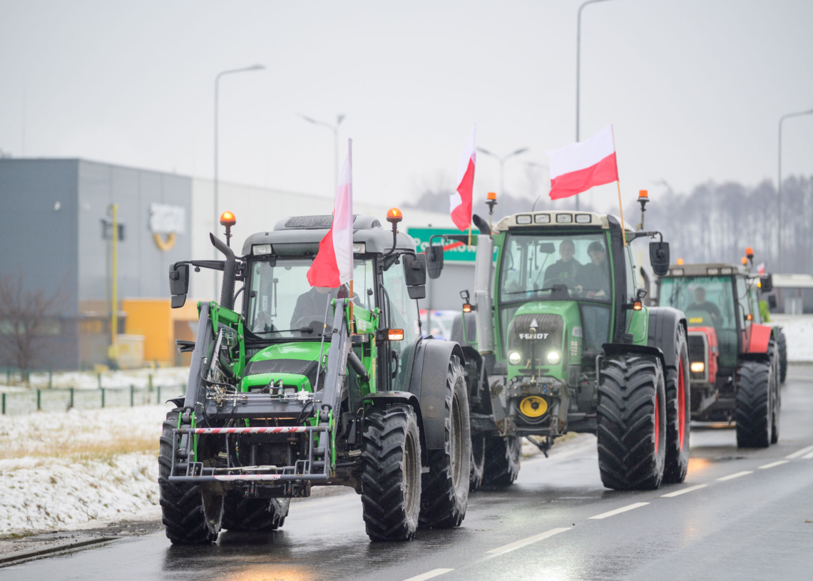 Ogólnopolski protest rolników - Pawlikowice