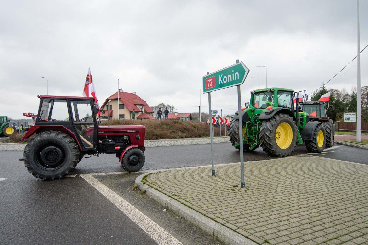 Protest rolniczy w Poddebicach i spotkanie z Wojewoda 11
