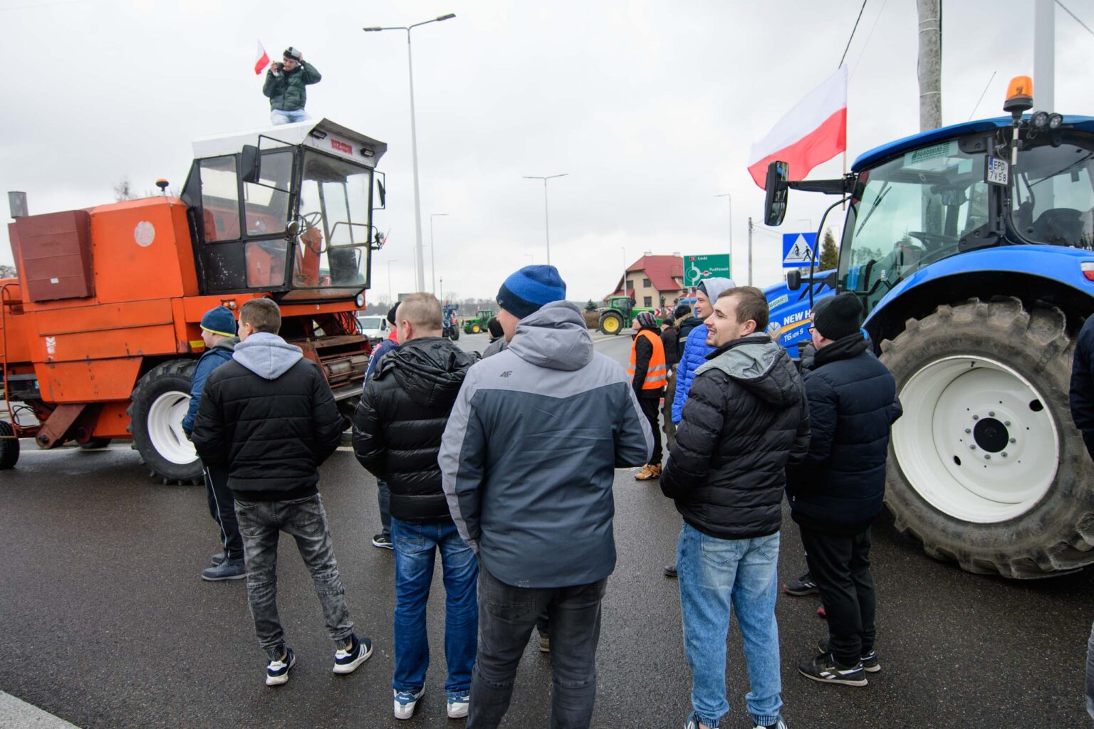 Protest rolniczy w Poddebicach i spotkanie z Wojewoda 13