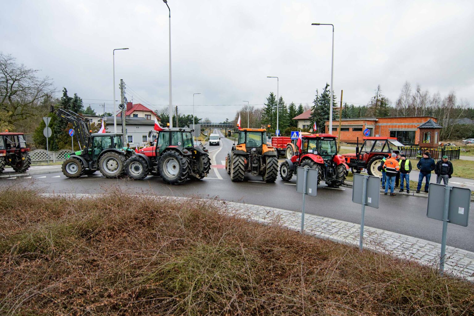 Protest rolniczy w Poddebicach i spotkanie z Wojewoda 15