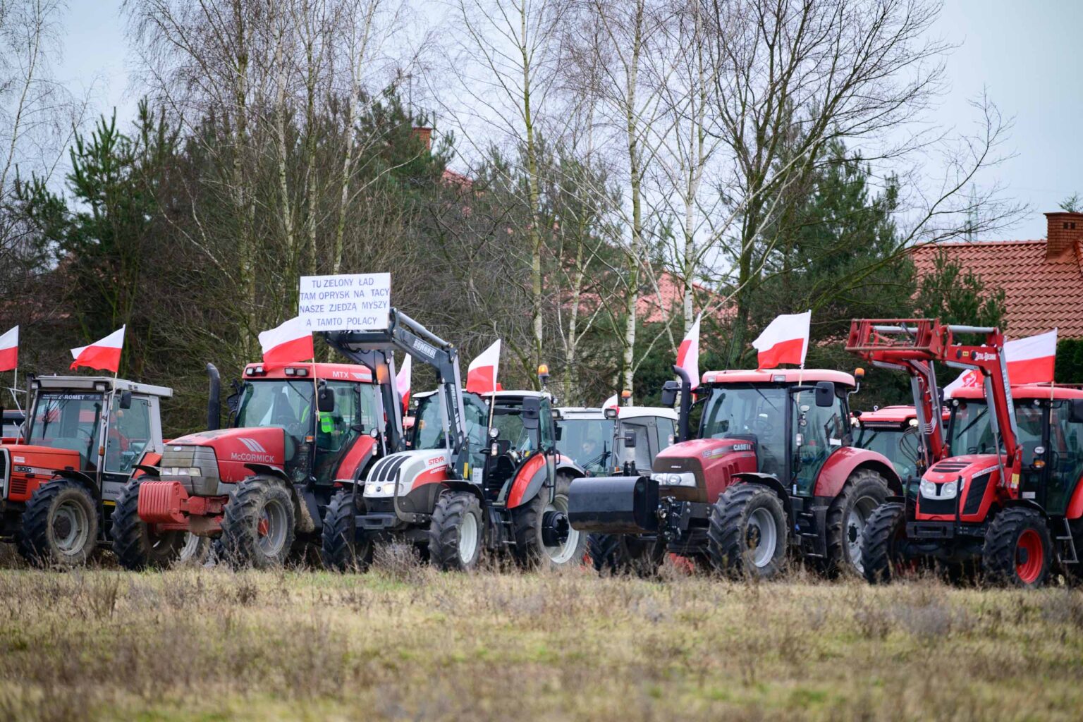 Protest rolniczy w Poddebicach i spotkanie z Wojewoda 22