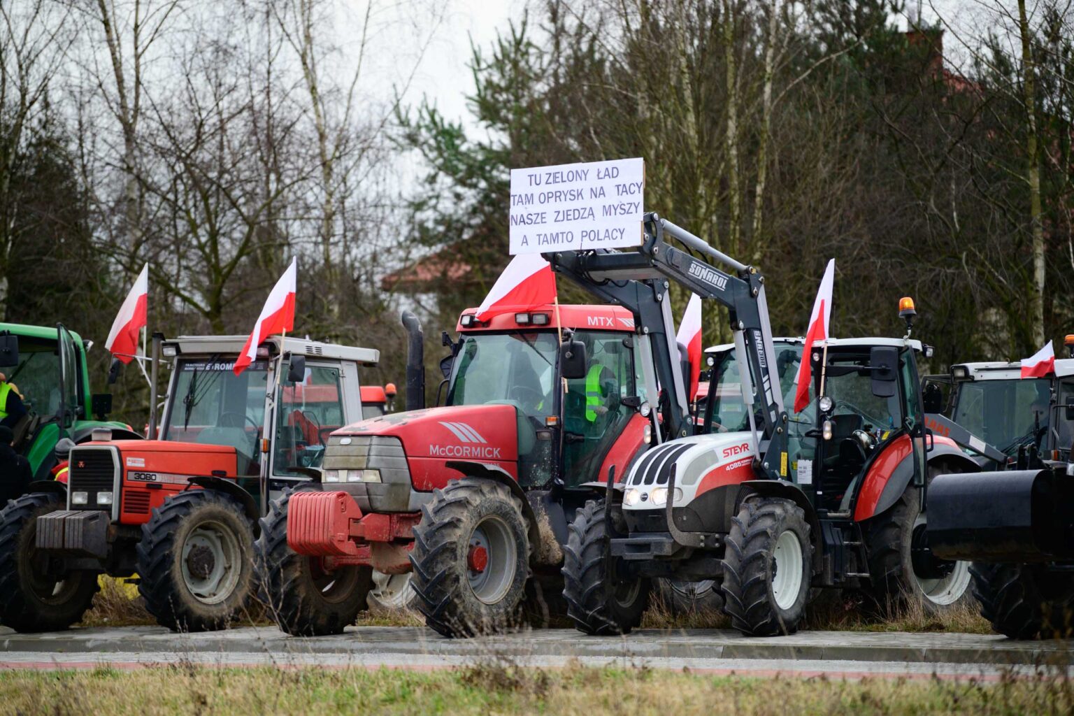 Protest rolniczy w Poddebicach i spotkanie z Wojewoda 23