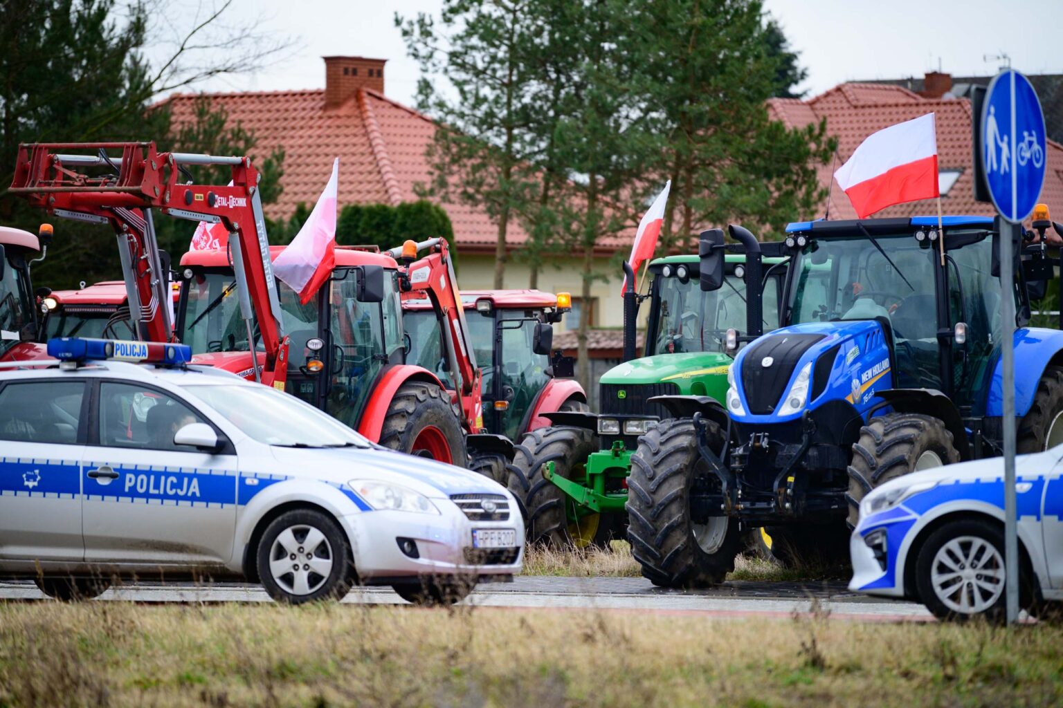 Protest rolniczy w Poddebicach i spotkanie z Wojewoda 25
