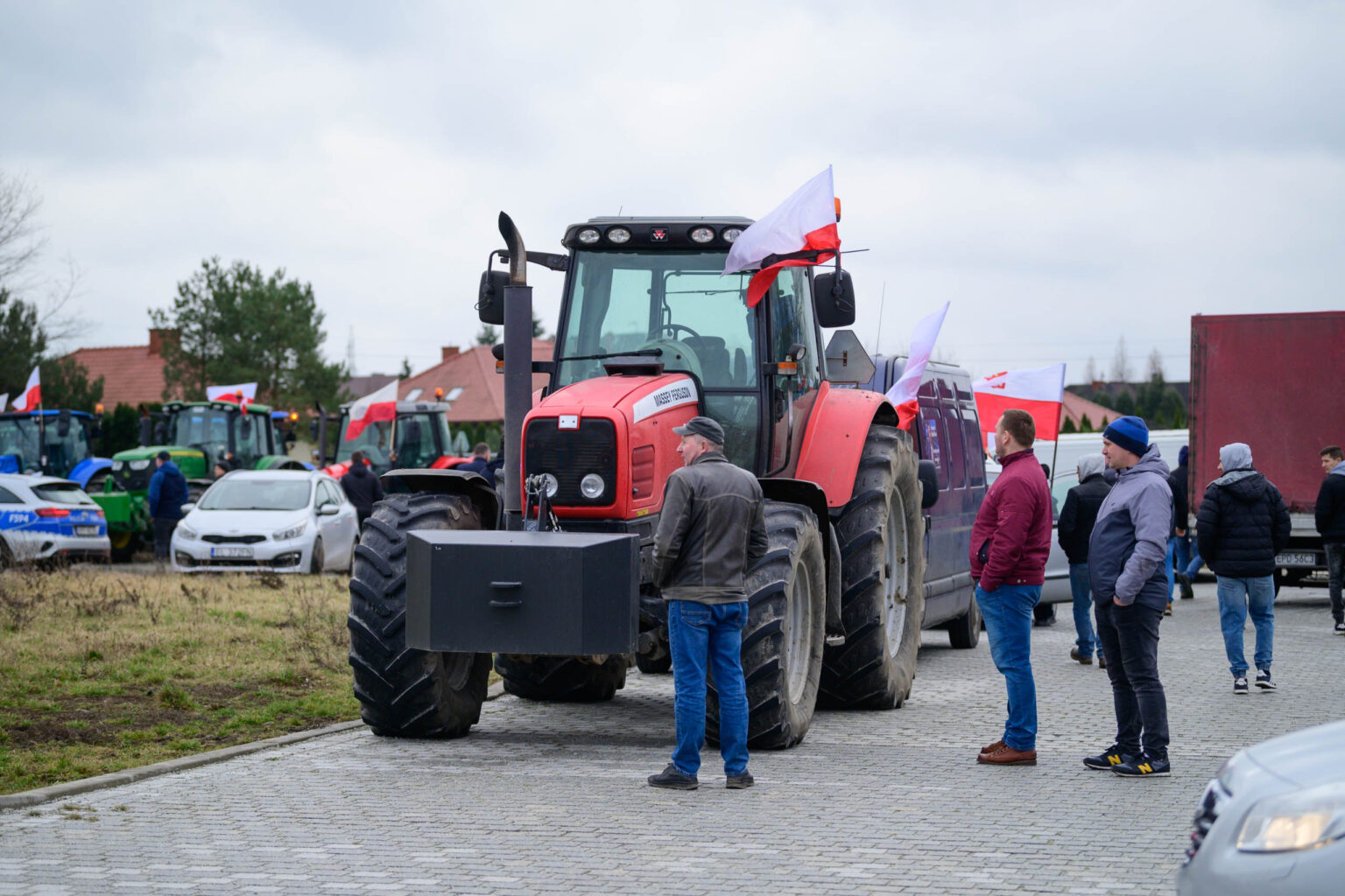 Protest rolniczy w Poddebicach i spotkanie z Wojewoda 27