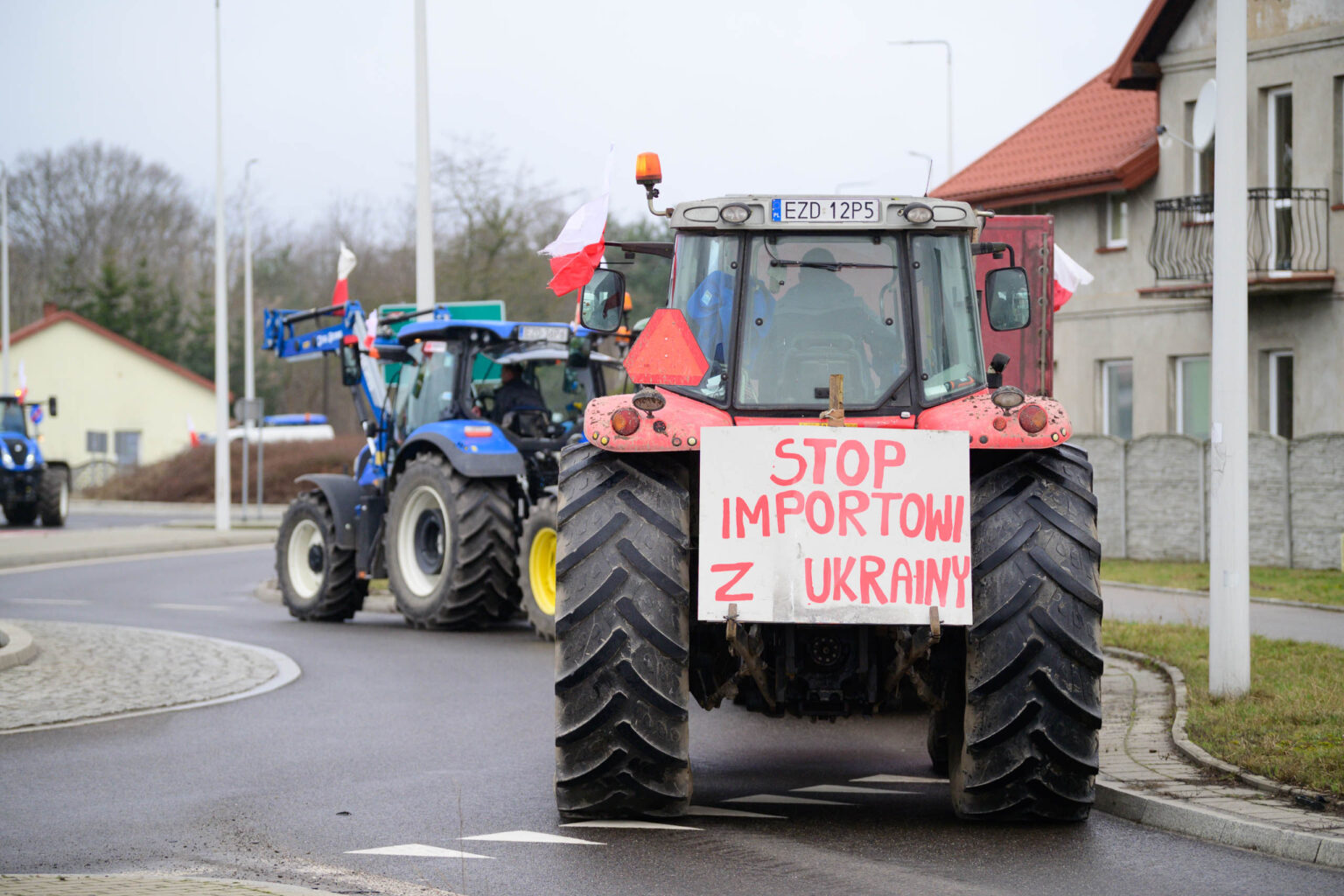 Protest rolniczy w Poddebicach i spotkanie z Wojewoda 36