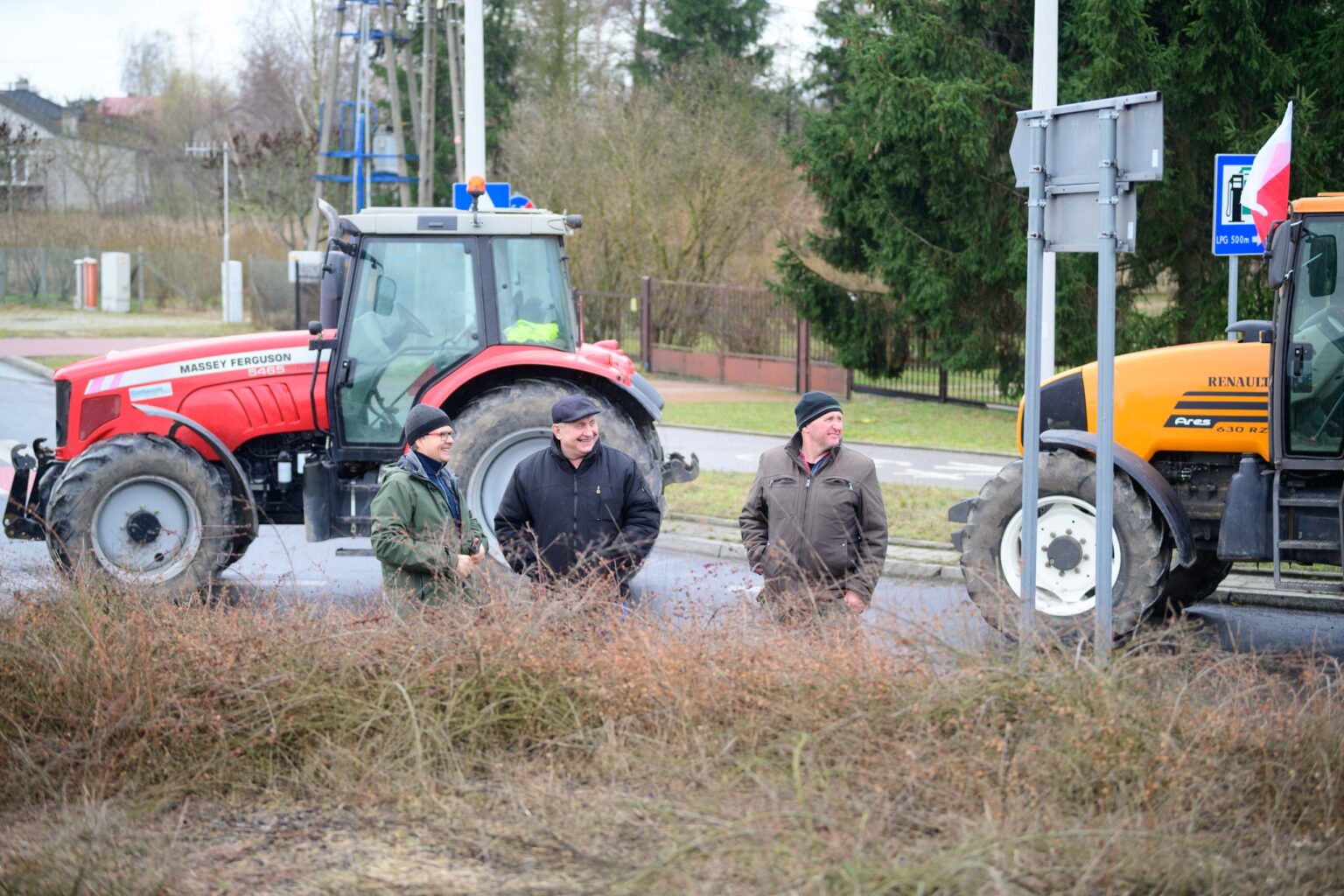 Protest rolniczy w Poddebicach i spotkanie z Wojewoda 39