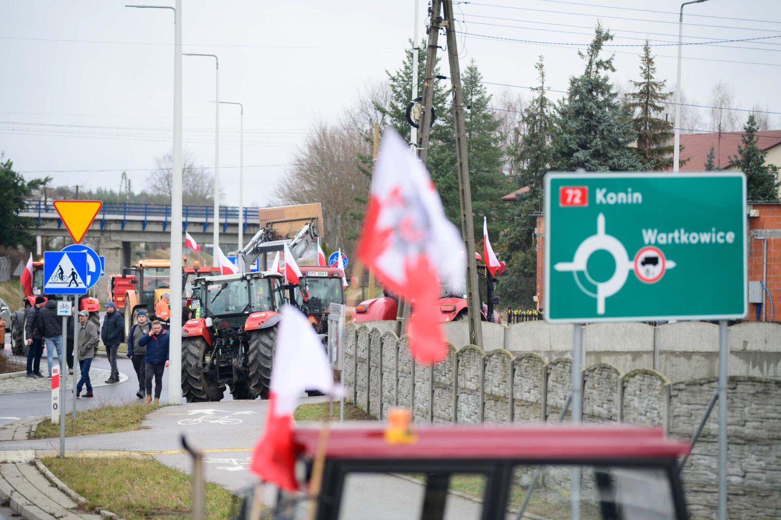 Protest rolniczy w Poddebicach i spotkanie z Wojewoda 42