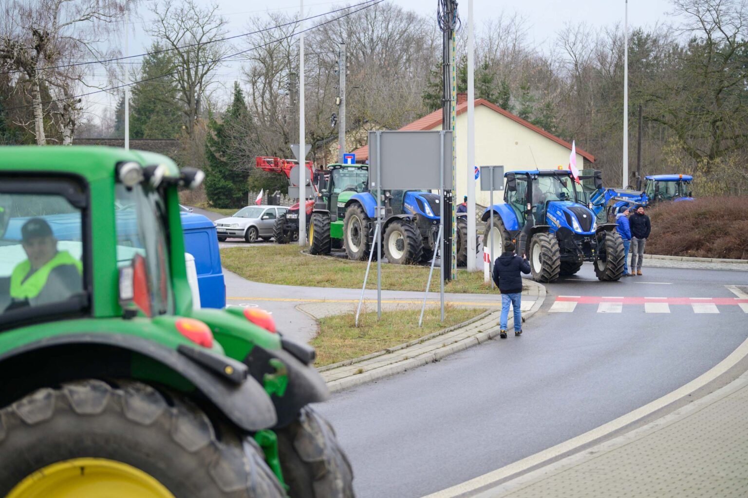 Protest rolniczy w Poddebicach i spotkanie z Wojewoda 43