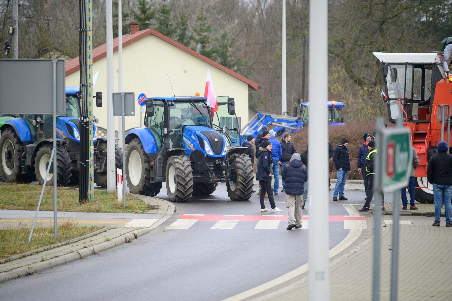 Protest rolniczy w Poddebicach i spotkanie z Wojewoda 45