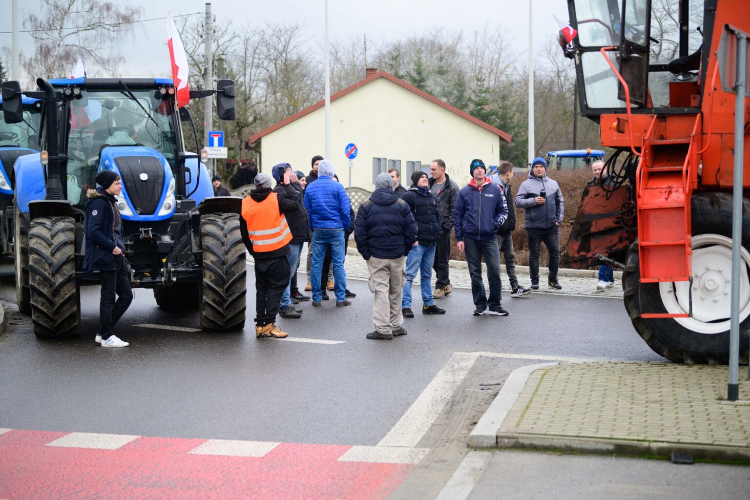 Protest rolniczy w Poddebicach i spotkanie z Wojewoda 47