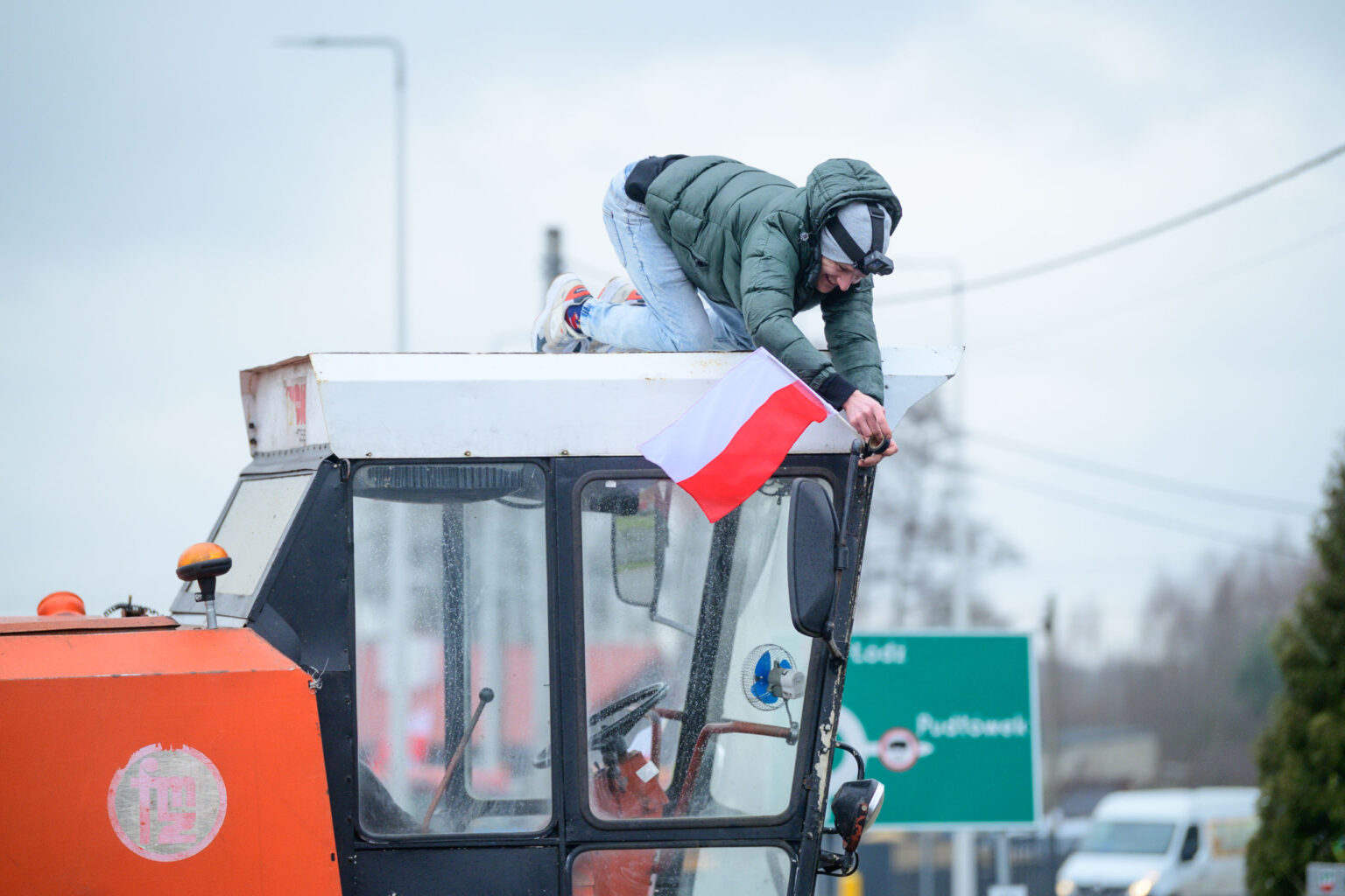 Protest rolniczy w Poddebicach i spotkanie z Wojewoda 48