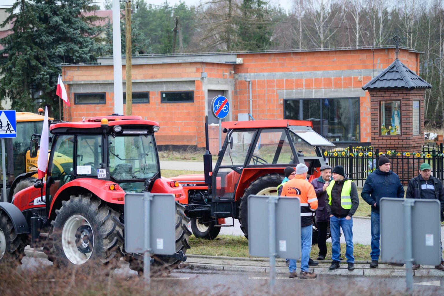 Protest rolniczy w Poddebicach i spotkanie z Wojewoda 52