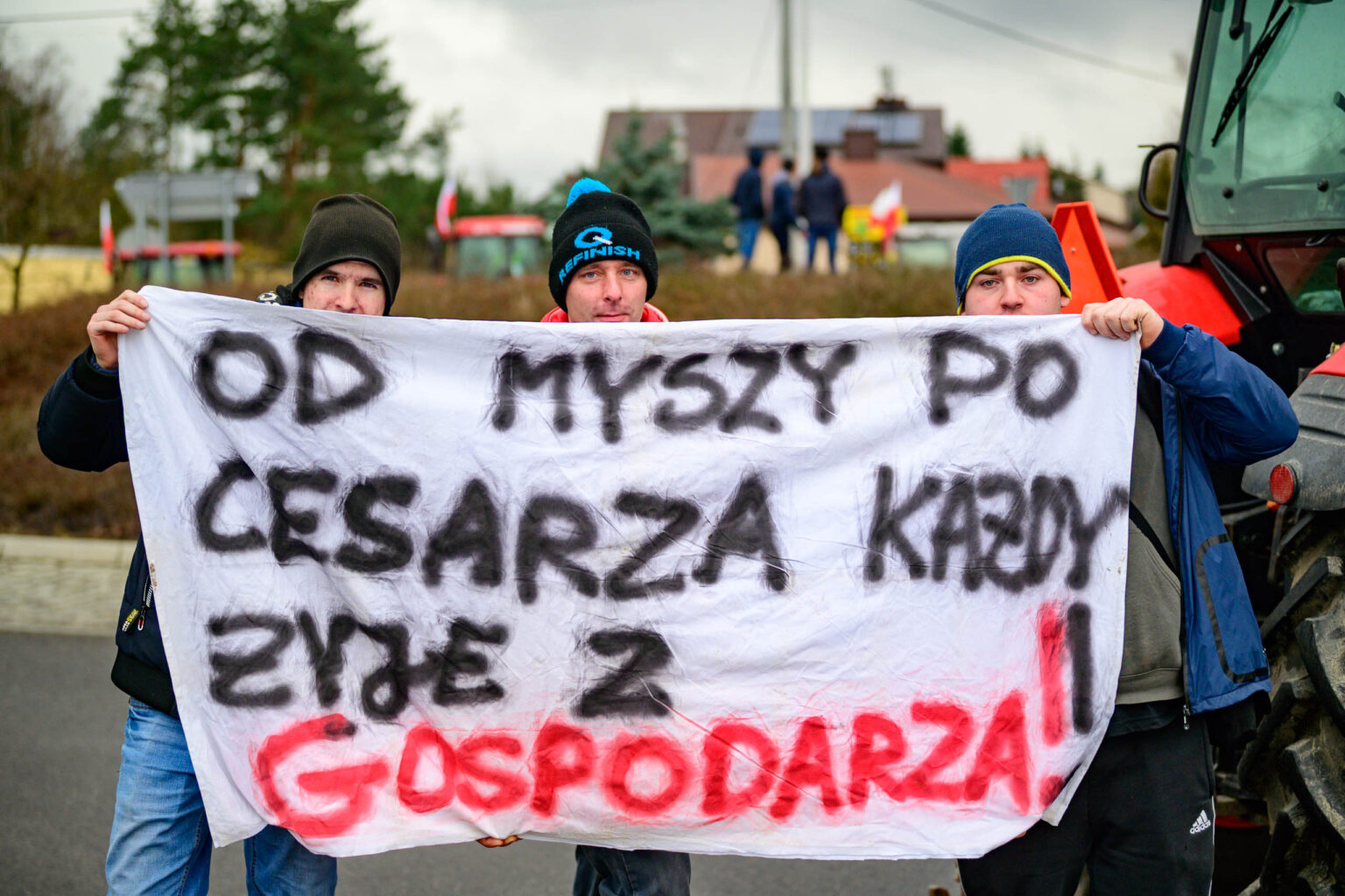 Protest rolniczy w Poddebicach i spotkanie z Wojewoda 61