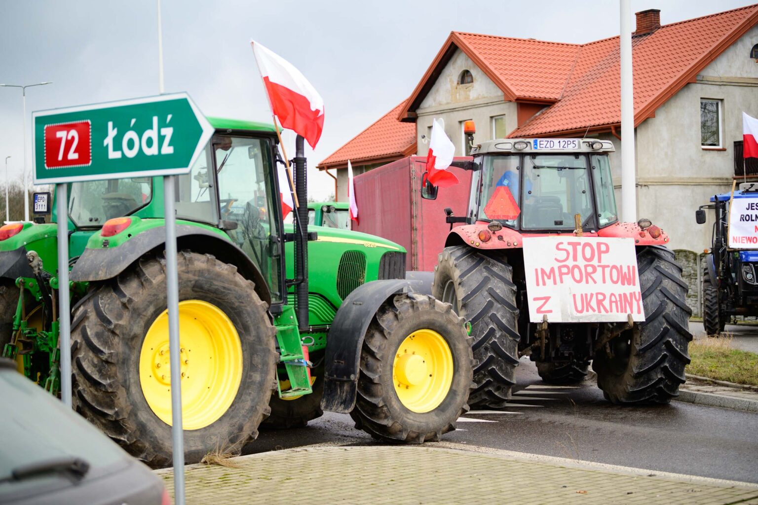 Protest rolniczy w Poddebicach i spotkanie z Wojewoda 62