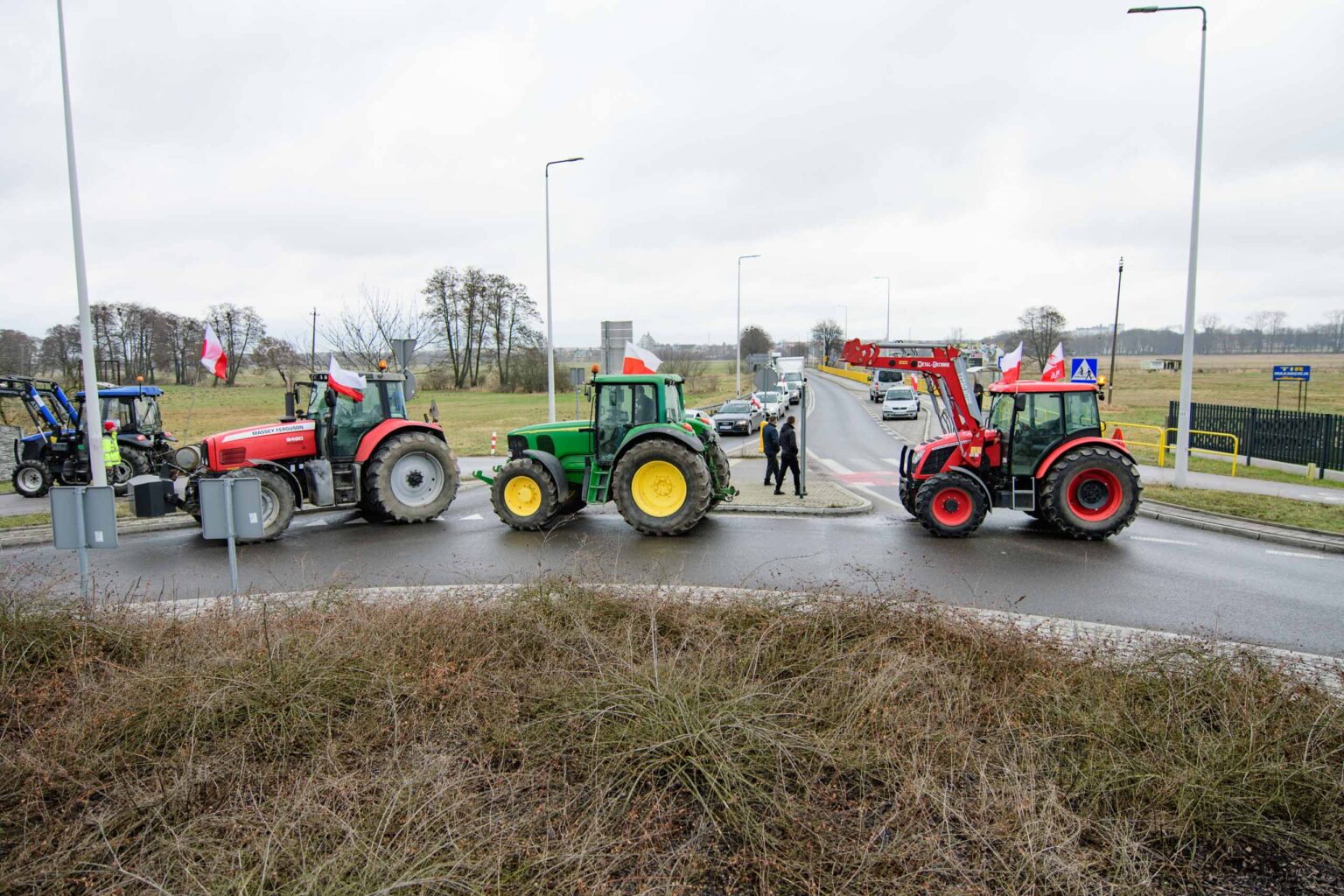 Protest rolniczy w Poddebicach i spotkanie z Wojewoda 9