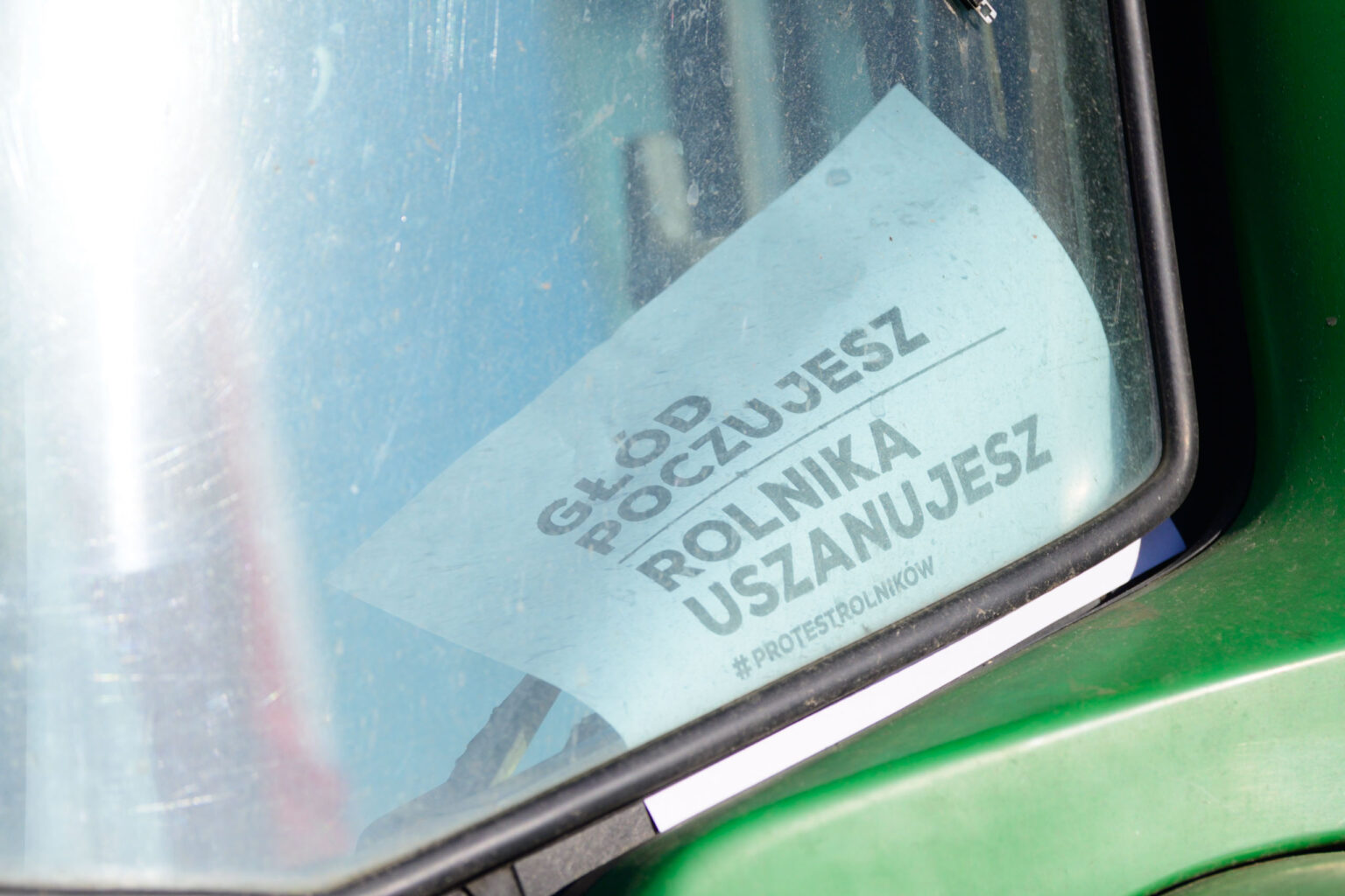 Protest rolnikow wezel Wartkowice 23