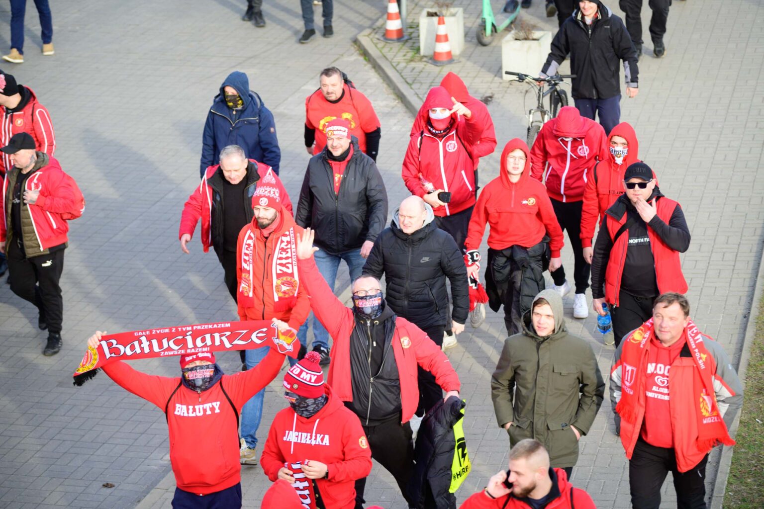 Przemarsz kibicow Widzewa 164