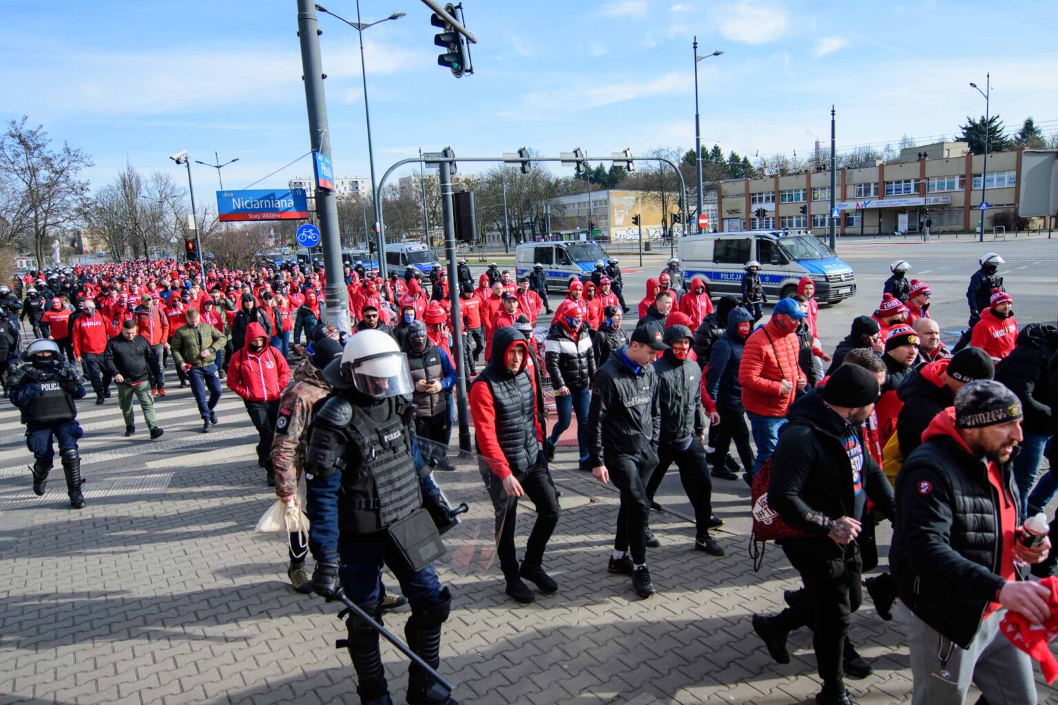 Przemarsz kibicow Widzewa 20