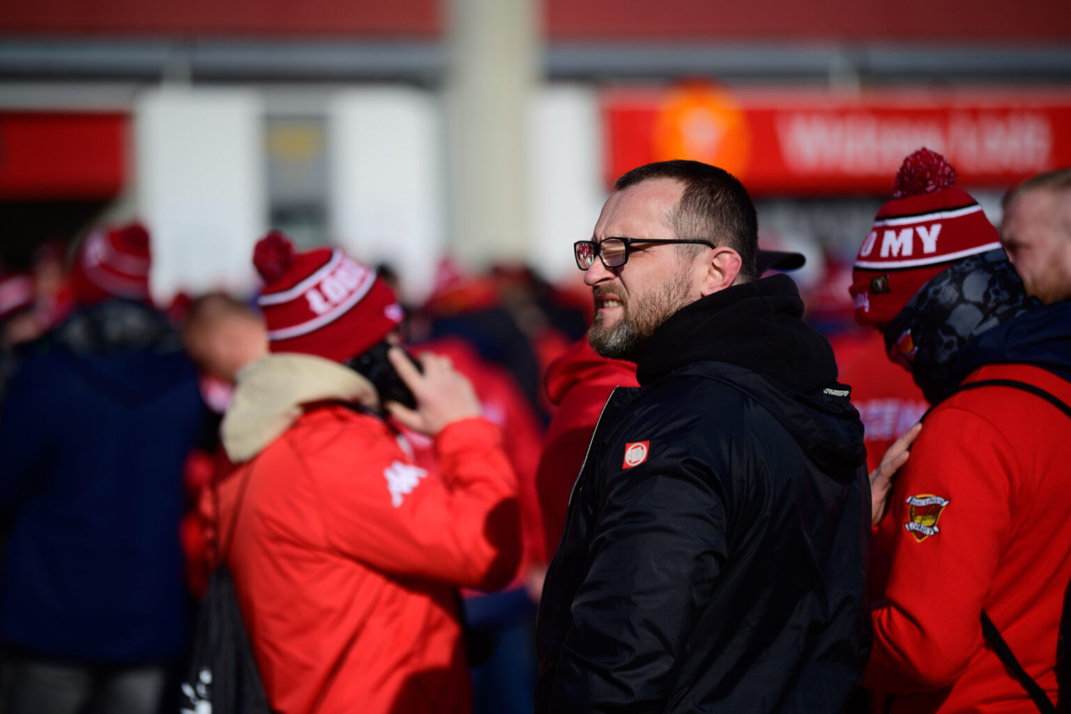 Przemarsz kibicow Widzewa 40
