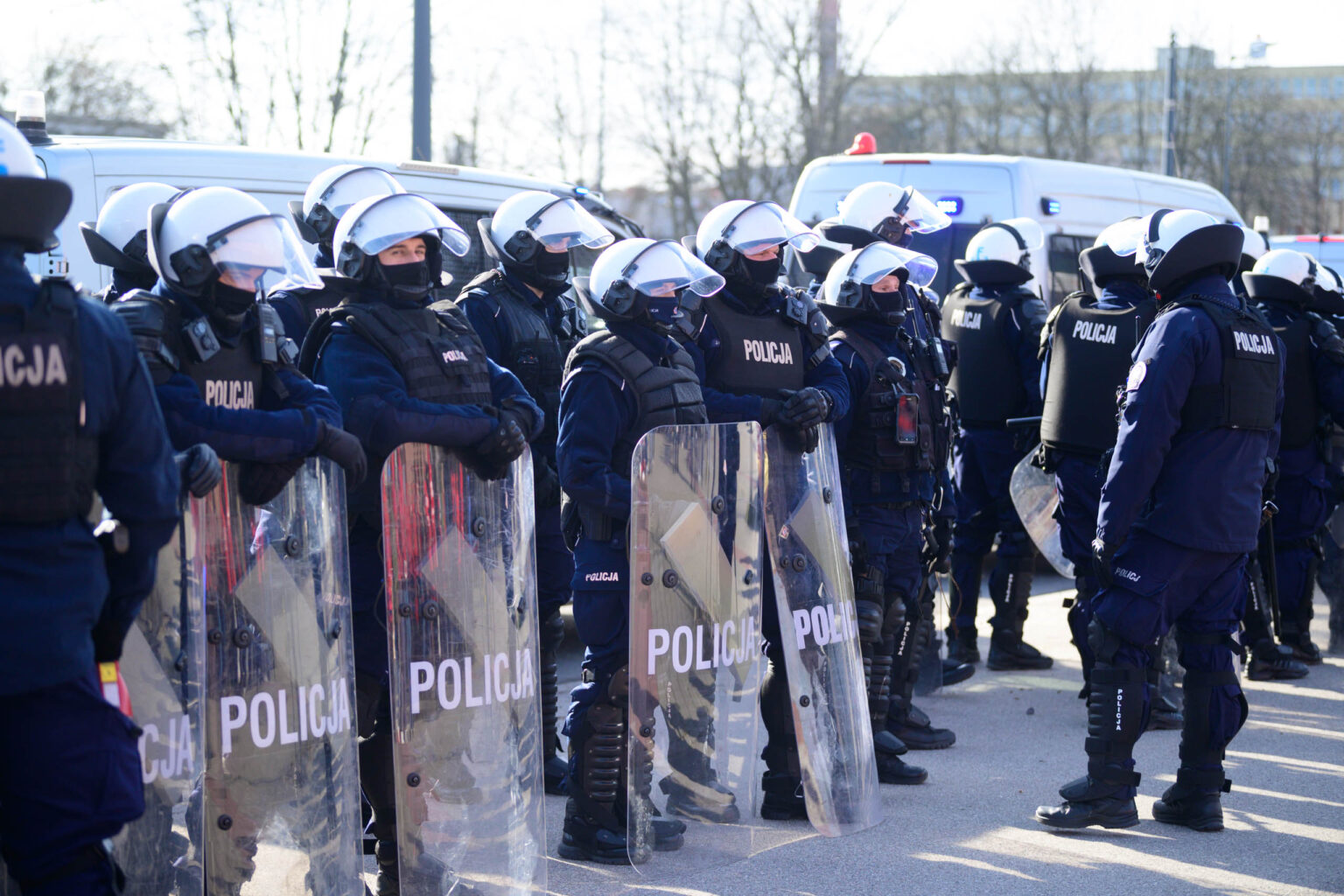 Przemarsz kibicow Widzewa 46