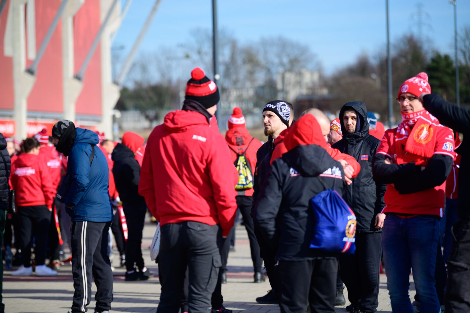 Przemarsz kibicow Widzewa 49