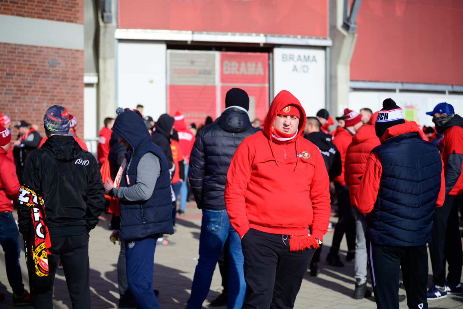 Przemarsz kibicow Widzewa 51