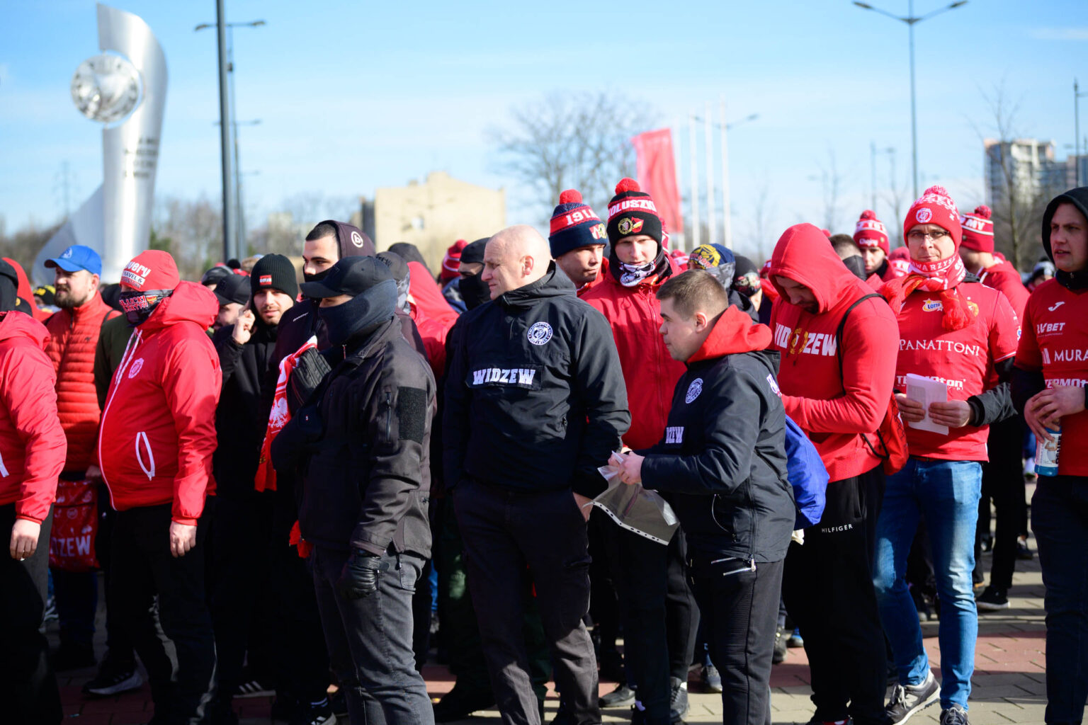 Przemarsz kibicow Widzewa 58
