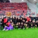 Radosc Widzewa po wygranym meczu 9