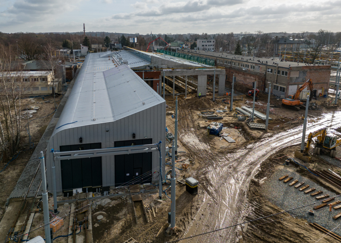 Modernizacja zajezdni Chocianowice przedłuży się do drugiego kwartału tego roku