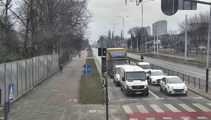 zatrzymanie ruchu tramwajowego na Zgierskiej
