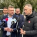 Cezary Tomczyk z wizytą w Bełchatowie. Poparł jednego z kandydatów na fotel prezydencki 5 Cezary Tomczyk w Bełchatowie