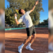 Hammamet Open 2024. Kamil Majchrzak w 2. rundzie 6 Hammamet Open 2024. Kamil Majchrzak na korcie ziemnym w Tunezji