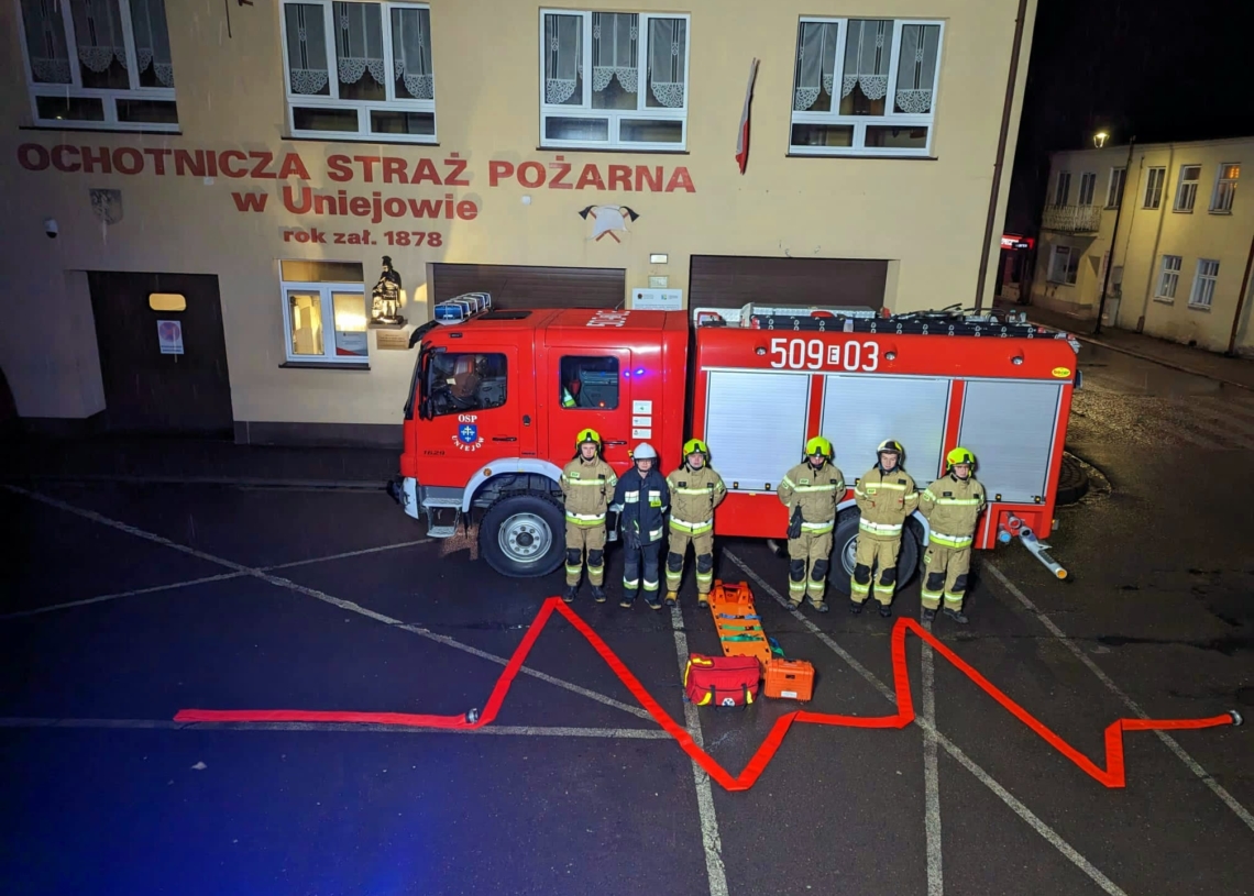 Linia życia dla Krzysztofa. Strażacy zbierają pieniądze dla ciężko rannego policjanta z Poddębic 1 Linia życia dla Krzysztofa
