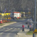 Pożar na Dąbrowskiego w Łodzi. 1 osoba poszkodowana