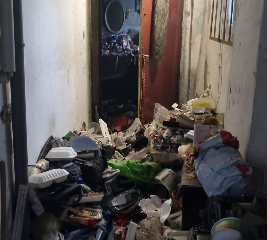 Pożar przy Próchnika w Łodzi
