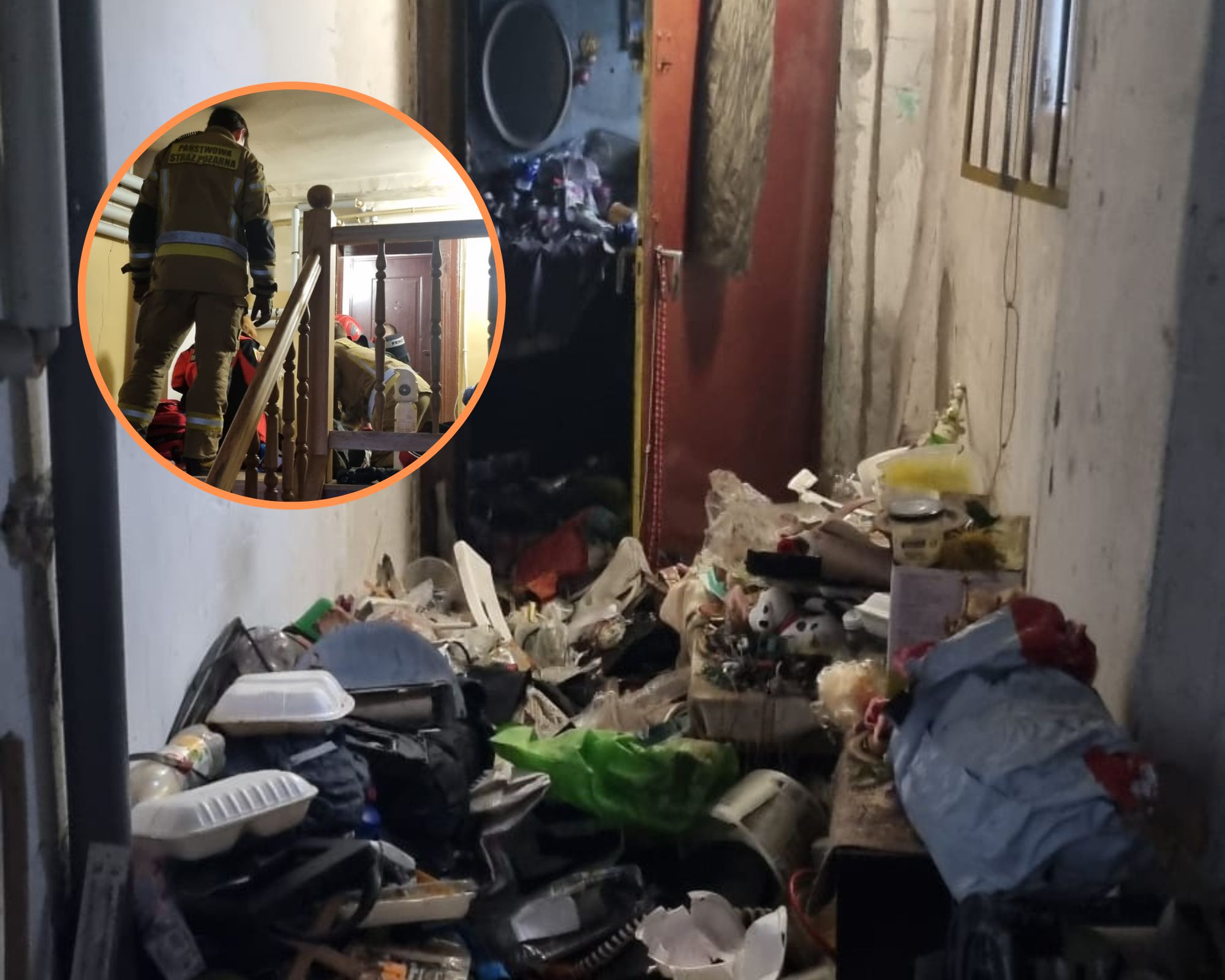 Pożar przy Próchnika w Łodzi
