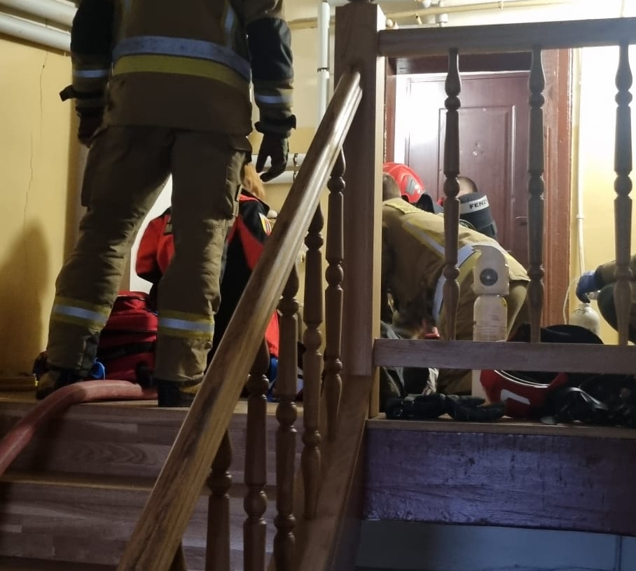 Pożar przy Próchnika w Łodzi