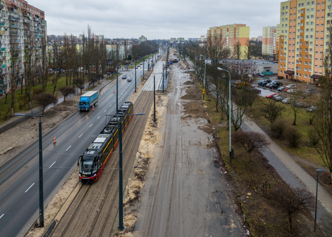 Przebudowa Śmigłego-Rydza zakończy się dopiero w czerwcu