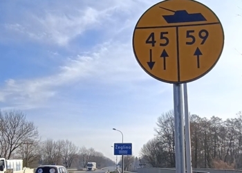 Wojskowe znaki drogowe w Łódzkiem