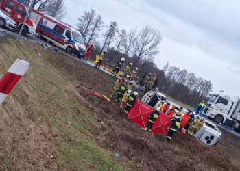 Śmiertelny wypadek na DK74 pod Szczercowem