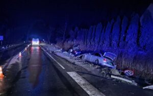 Wypadek w Kamionce na DK43