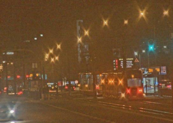 Potrącenie pieszego przez tramwaj na Piłsudskiego