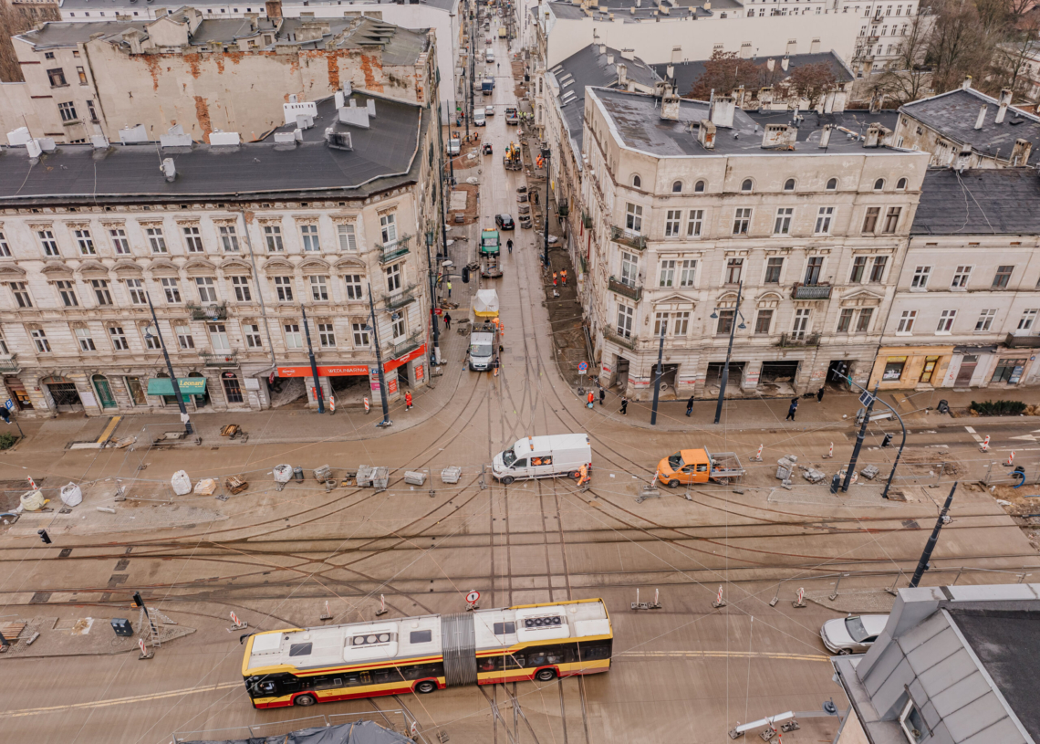 Modernizacja pl. Wolności. Tramwaje zaczną po nim kursować od 2 marca, a dwa dni później powinny wrócić na część Legionów