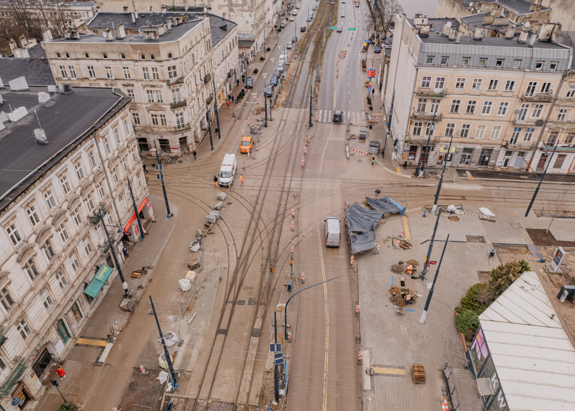 Modernizacja pl. Wolności. Tramwaje zaczną po nim kursować od 2 marca, a dwa dni później powinny wrócić na część Legionów