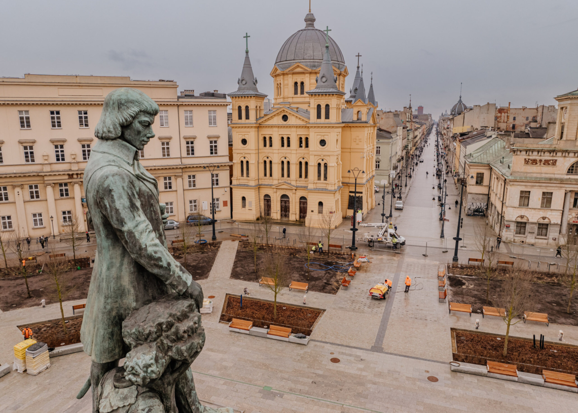 Modernizacja pl. Wolności. Tramwaje zaczną po nim kursować od 2 marca, a dwa dni później powinny wrócić na część Legionów