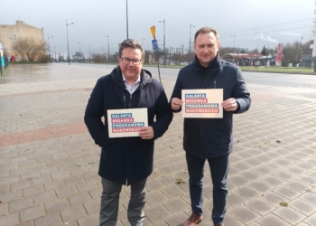Krzysztof Makowski wraz z Tomaszem Trelą przedstawili plany rozwoju Łodzi