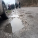 Koło -dziurawe drogi we wsi Koło