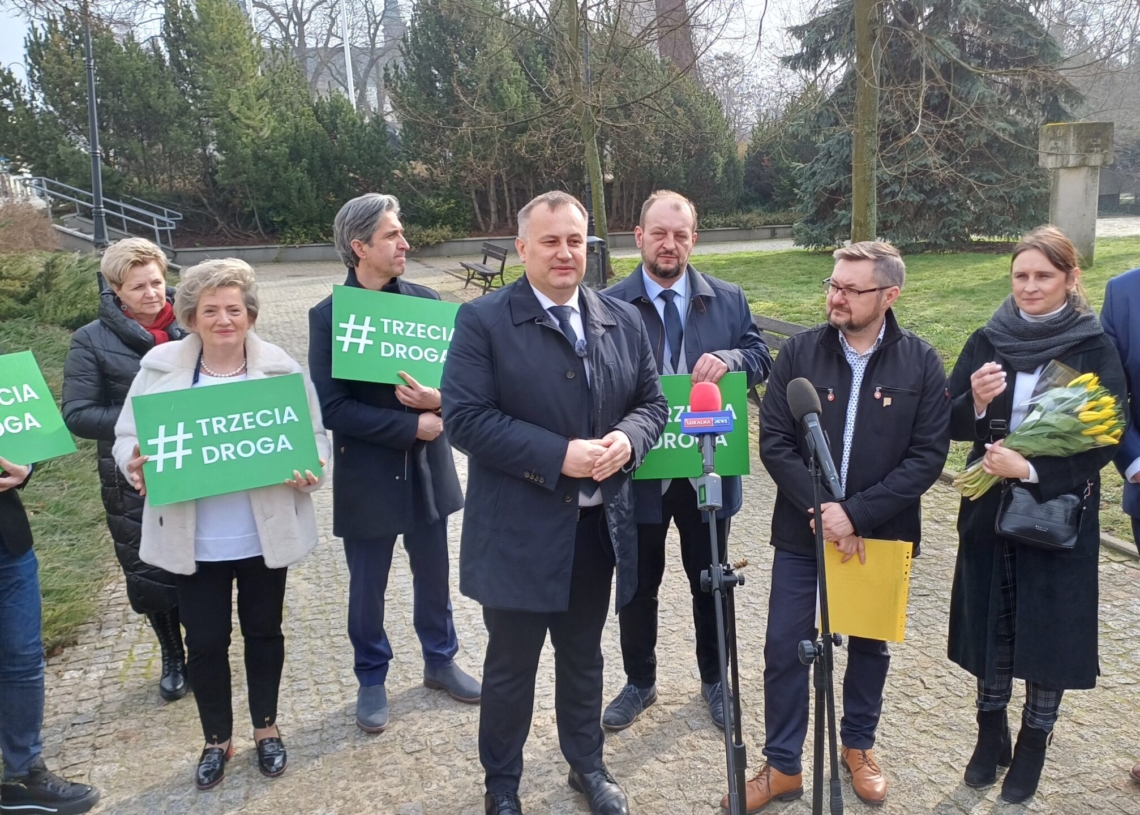 Trzecia Droga w Piotrkowie Trybunalskim przedstawiła kandydatów do Sejmiku Województwa Łódzkiego