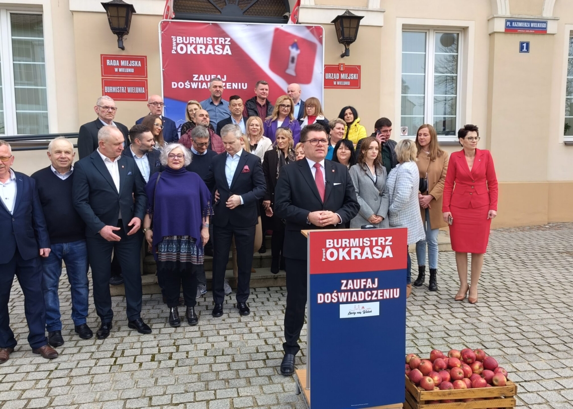 Paweł Okrasa będzie ubiegał się o reelekcję na stanowisko burmistrza Wielunia