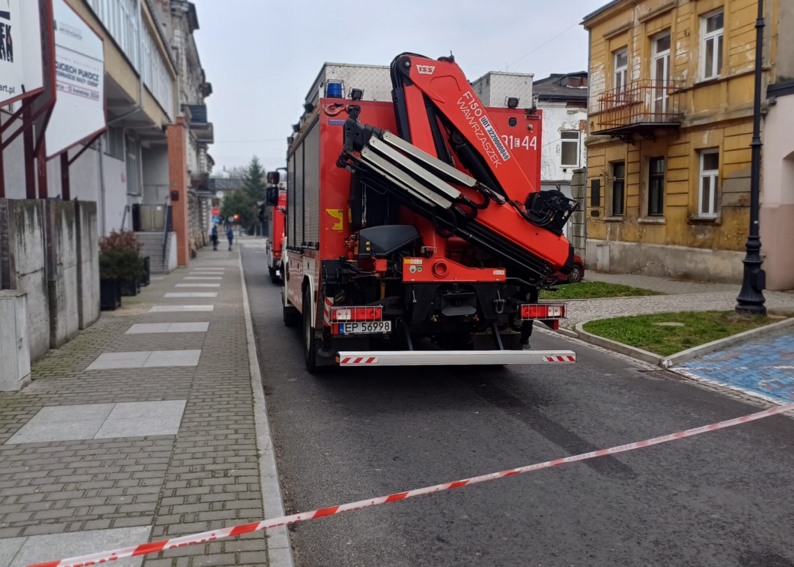 Zawalił się pustostan w Piotrkowie Trybunalskim